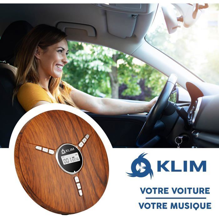 Discman Lecteur CD Portable avec Batterie Intégrée - Nouveauté - Écouteurs Fusion - Baladeur Lecteur CD pour Voiture