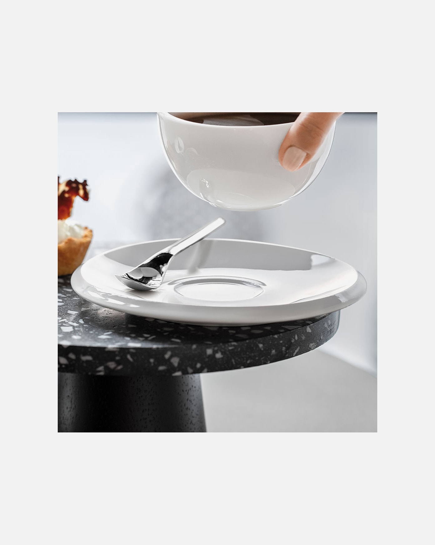 Service à thé Villeroy & Boch, tasse et soucoupe, 6 pièces, New Moon – 1 pièce