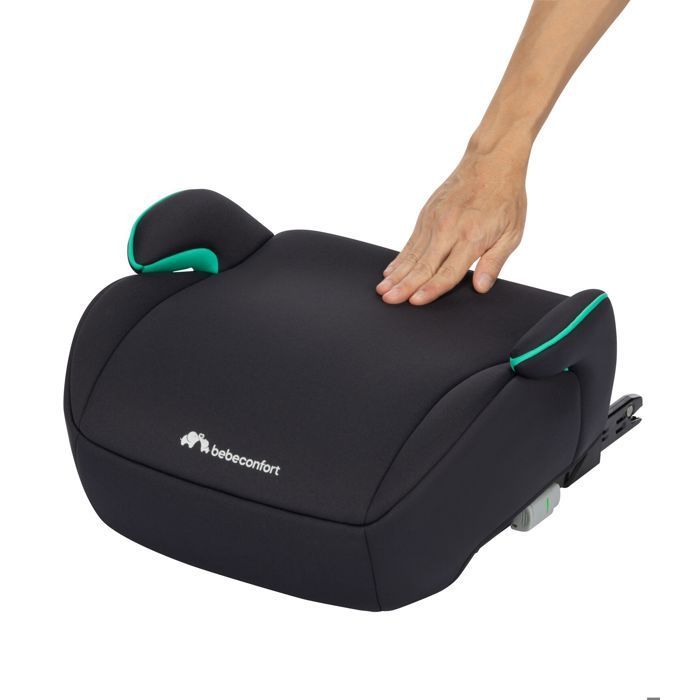 Seggiolino auto Bebeconfort Gaia Fix, seggiolino rialzato Isofix, Gruppo 3 (22-36 kg), dai 6 ai 12 anni, Nero Minerale