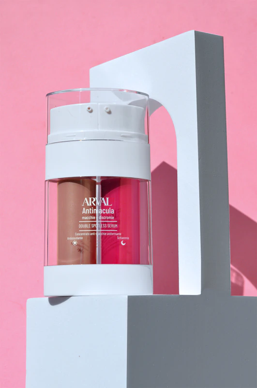 Arval Antimacula Double Spotless Serum, sérum bifásico para uso diurno e noturno.