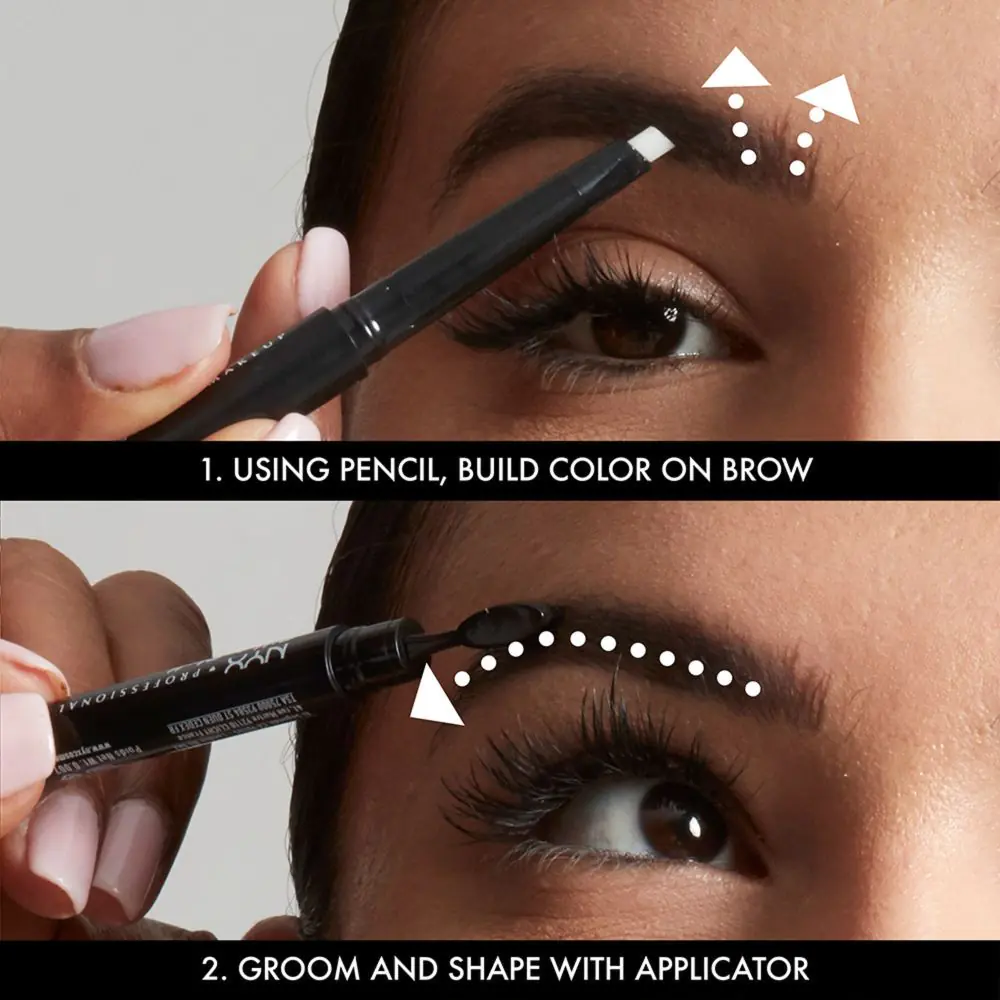 NYX Fill & Fluff Kredka do brwi Clear