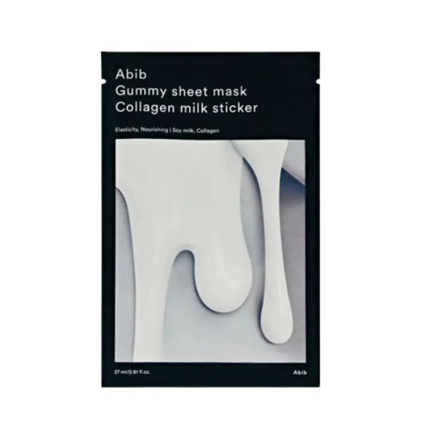ABIB gumová pleťová maska #Collagen Milk Sticker 27ml