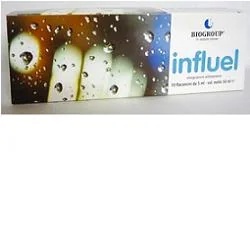 BIOGROUP Influel Nahrungsergänzungsmittel, 10 Flaschen à 5 ml