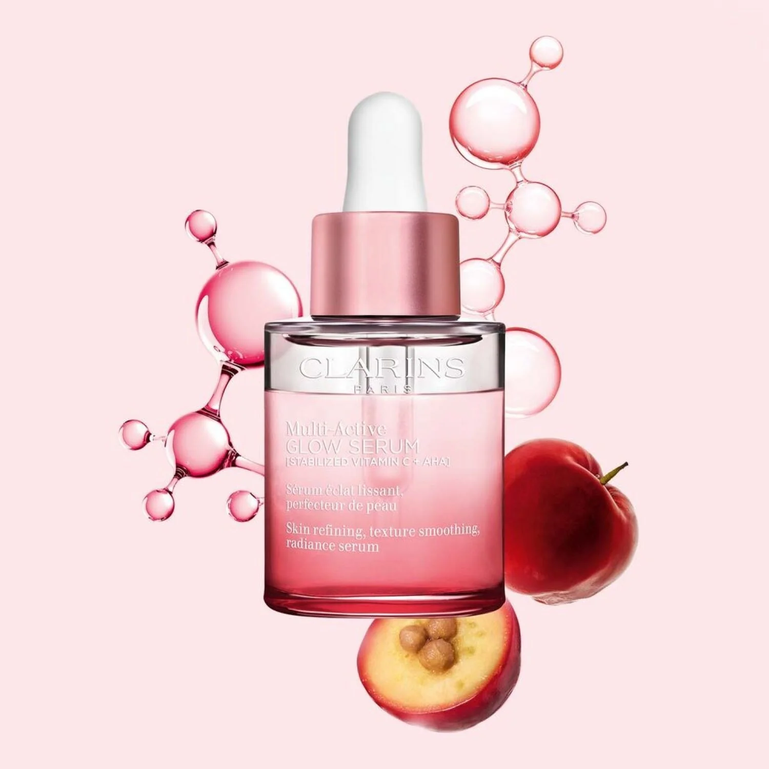 Multi-Active Glow Serum - Siero viso illuminante, Trattamento detossinante, Tratt.viso 24 ore idratante