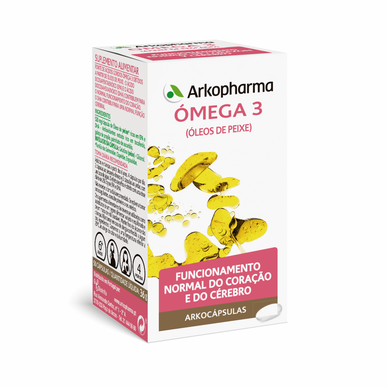 Arkocaps Omega 3 Capsules for Brain and Heart Performance, 100 capsules
