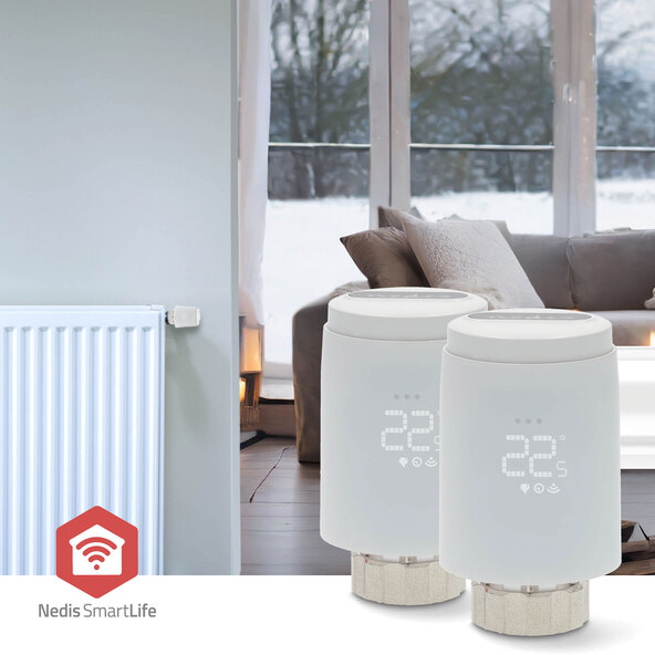 2er Set Heizkörperthermostat ZBHTR20WT2, Zigbee 3.0, SmartLife