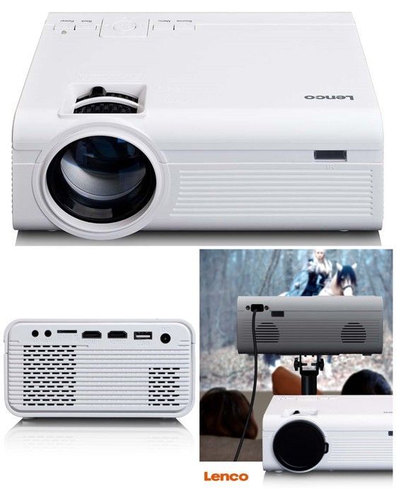 Vidéoprojecteur Portable - Lenco - LPJ-280WH - Full HD 1080p - 2800 Lumens - 3000:1 Contraste