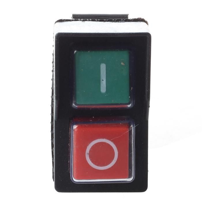 interruptores electromagnéticos CK21 para hormigonera de 240 V, color negro, rojo y verde. 4 interruptores de encendido/apagado.