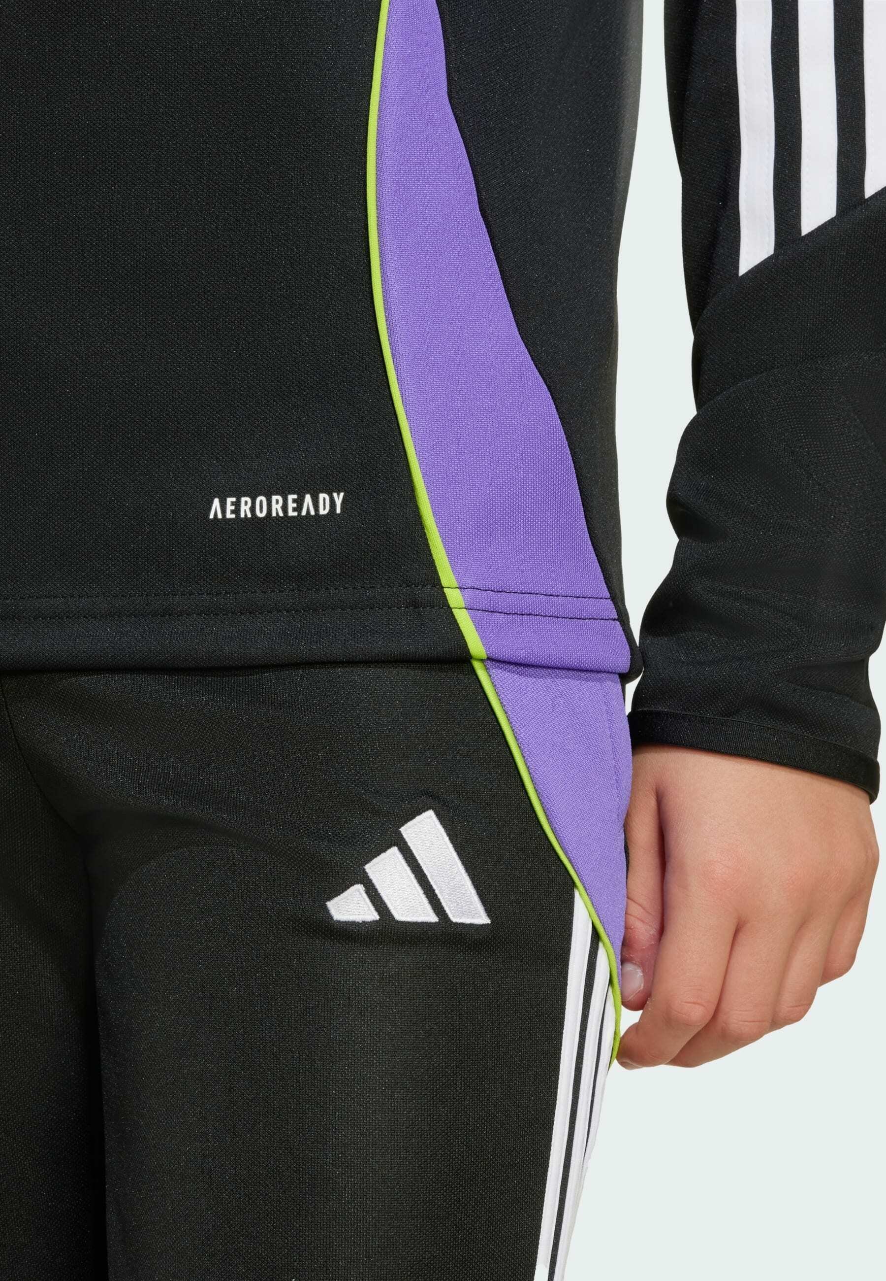 adidas Performance TIRO 24 KIDS - Top met lange mouwen - zwart paars rush
