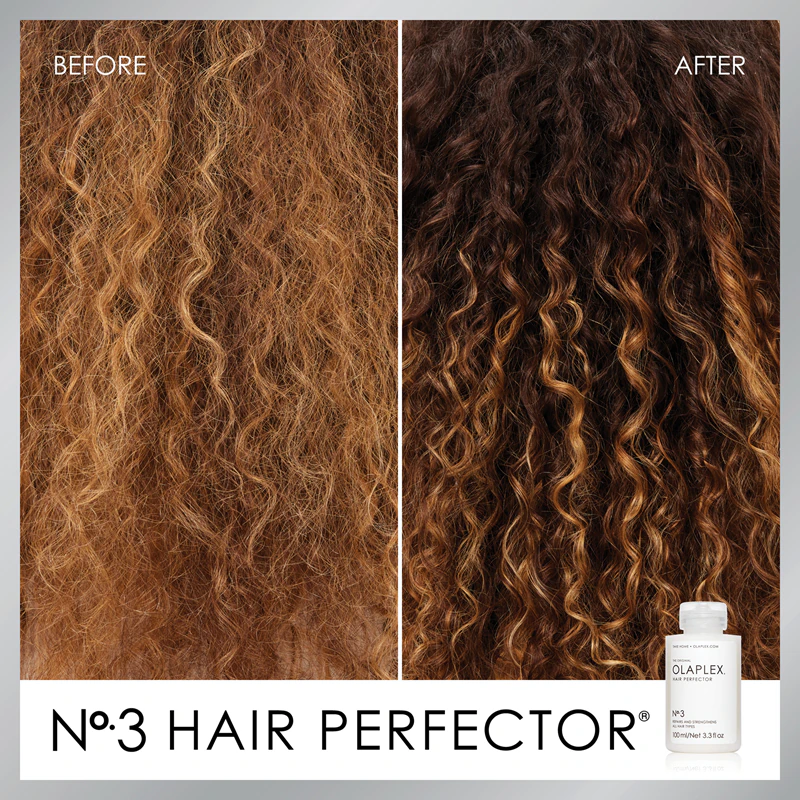 Olaplex N°3 Hair Perfector é um tratamento para cabelos fracos e danificados.