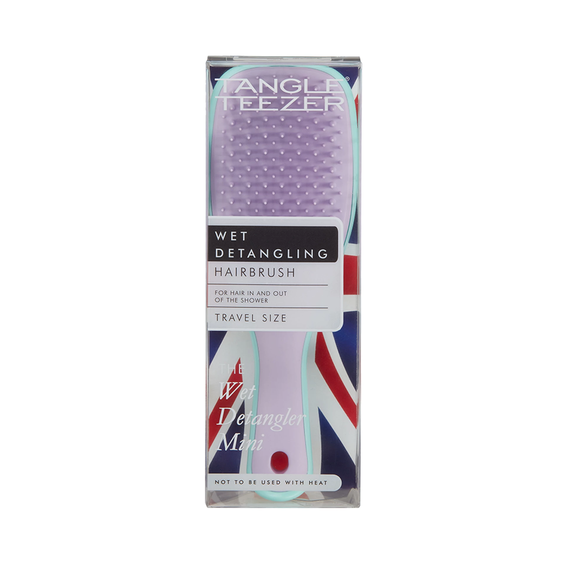 Perie de păr mini Wet Detangler cu frunze de glicină - Tangle Teezer