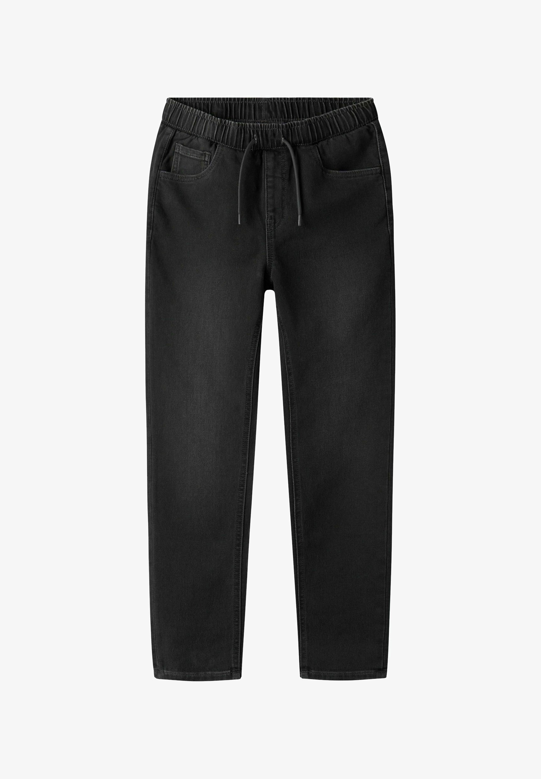 TWO SOON Rovné džínsy - tmavošedý denim