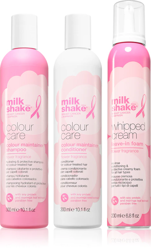 milk_shake® Colour Care Flower Fragrance Go Pink - Kit com três unidades para cabelos coloridos