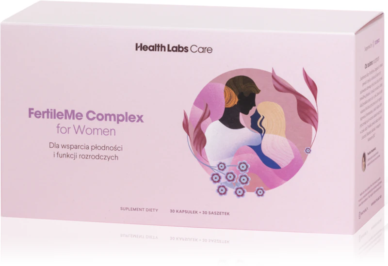 Health Labs Care FertileMe Complex for Women voedingssupplementcapsules om de vruchtbaarheid bij vrouwen te verhogen.