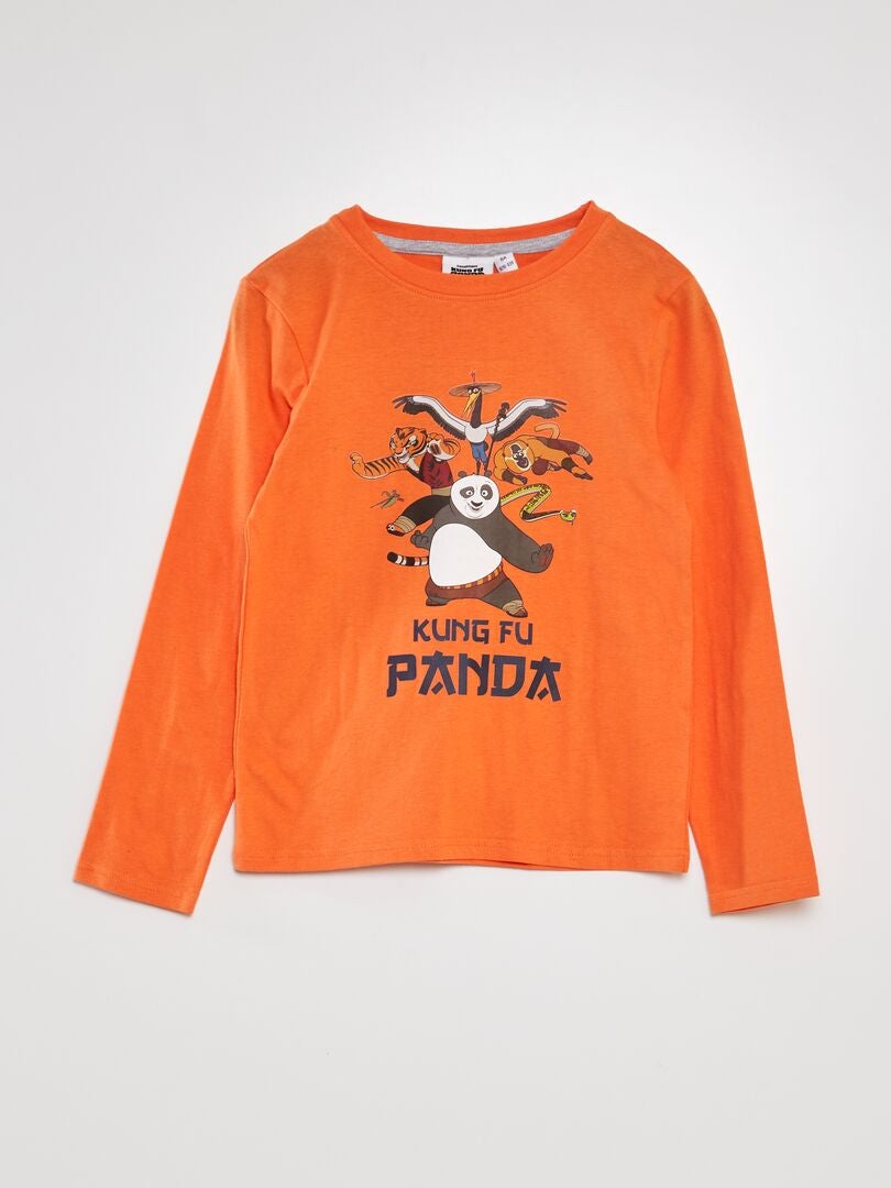 DreamWorks Animation 'Kung Fu Panda' Conjunto de pijama - 2 piezas - Naranja