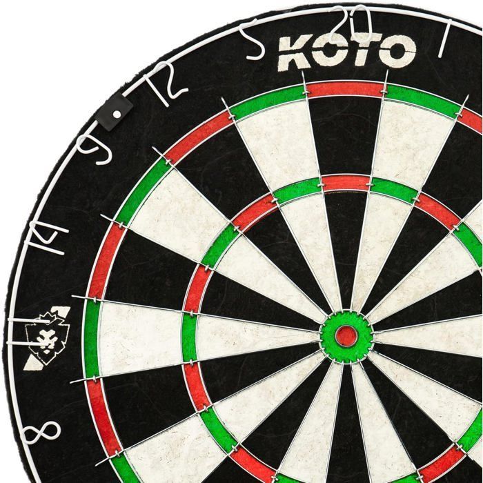 Klassiek kurken dartbord, officiële afmetingen, voor stalen dartpijlen, ultradunne draad, dartbordset