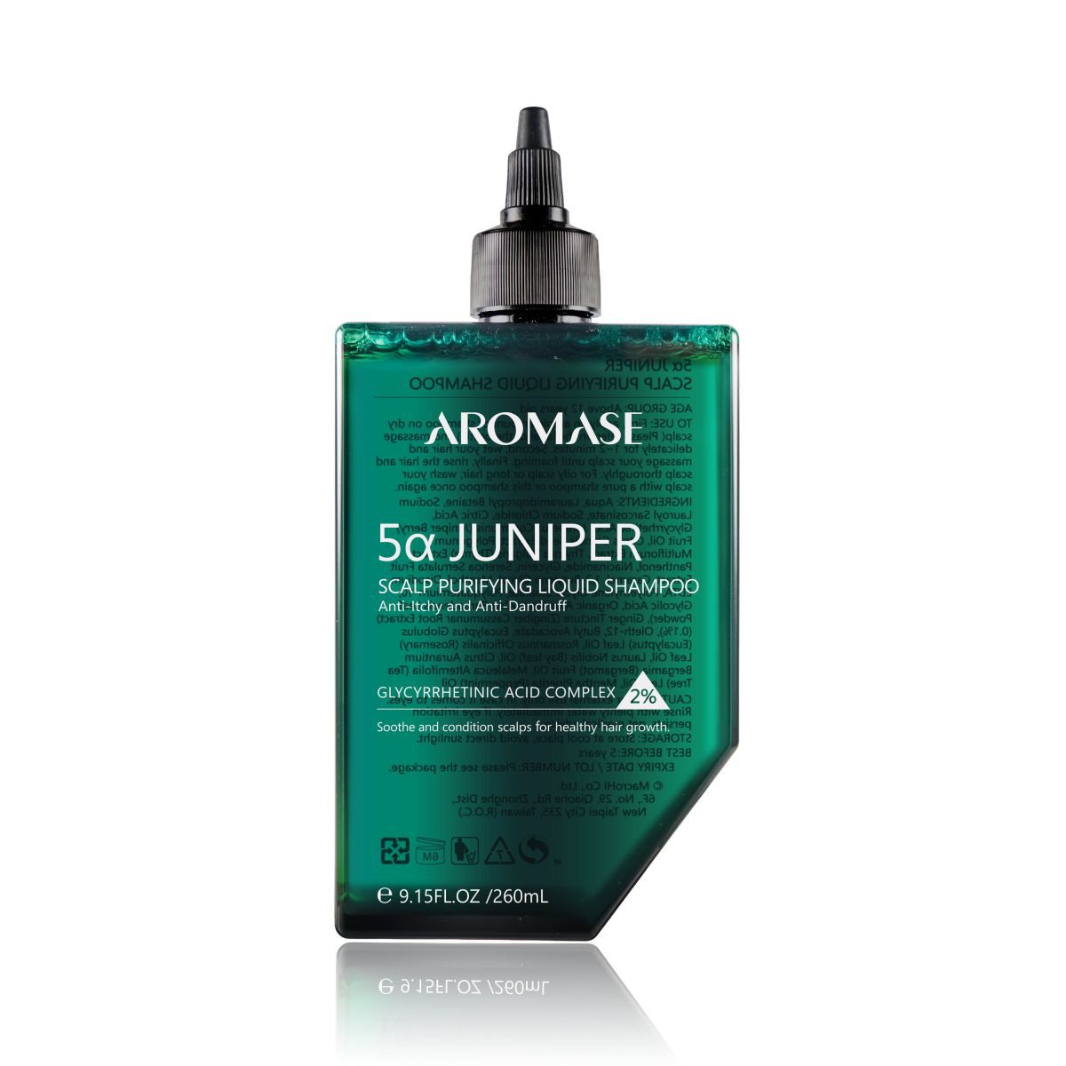 Aromase 5a Juniper Scalp Purifying Liquid Shampoo