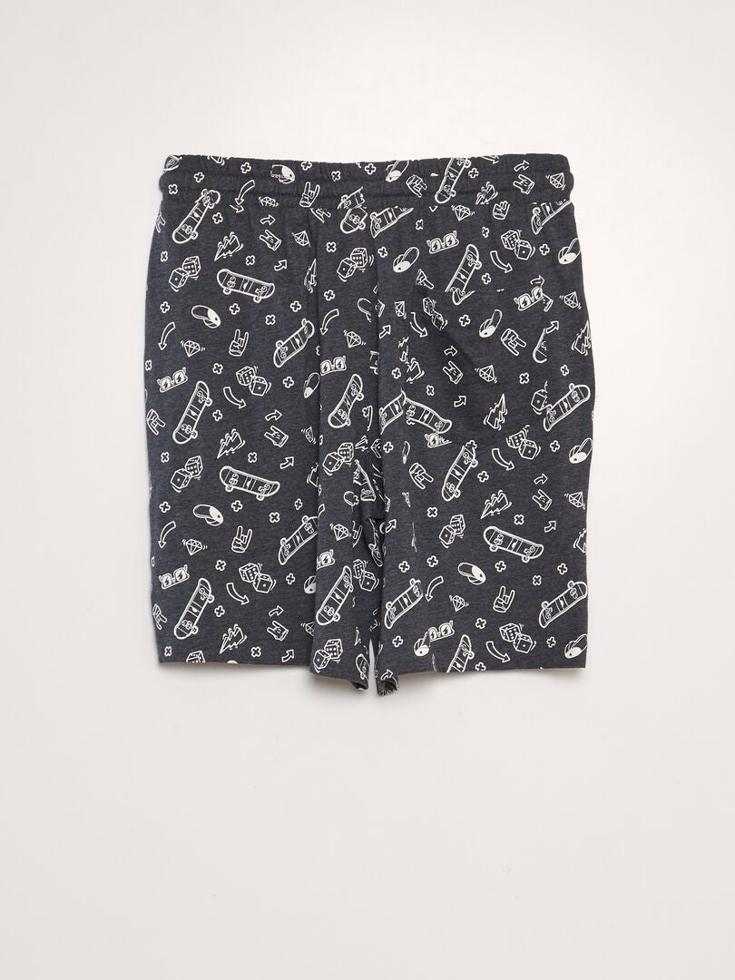 Set van 2 jersey shorts - WIT