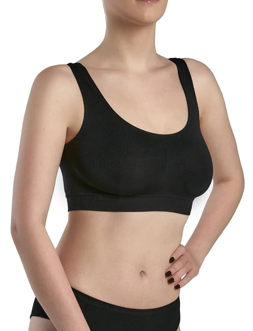 Life Comfort Top Bezszwowy Rozm. L Czarne