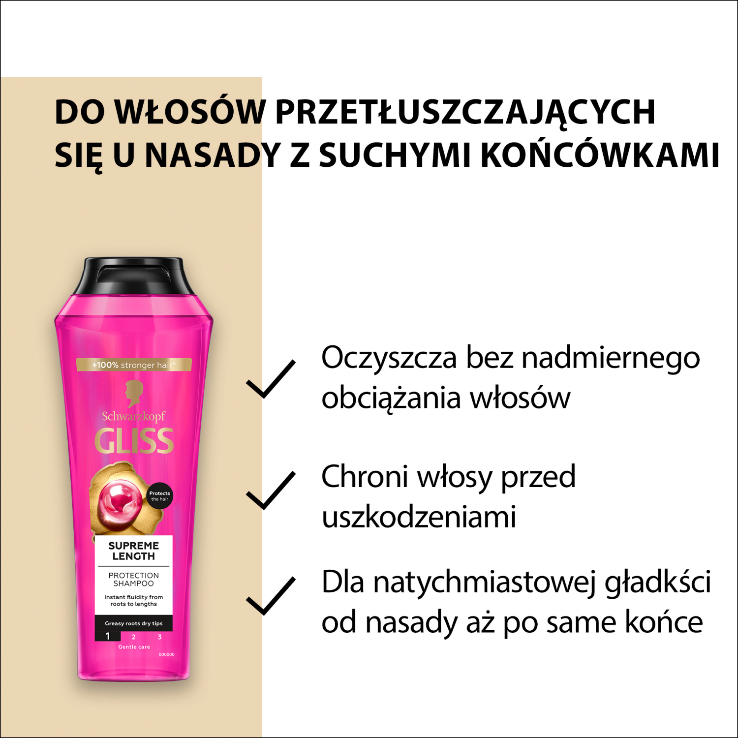 Gliss Kur Supreme Length Shampoo 400ml