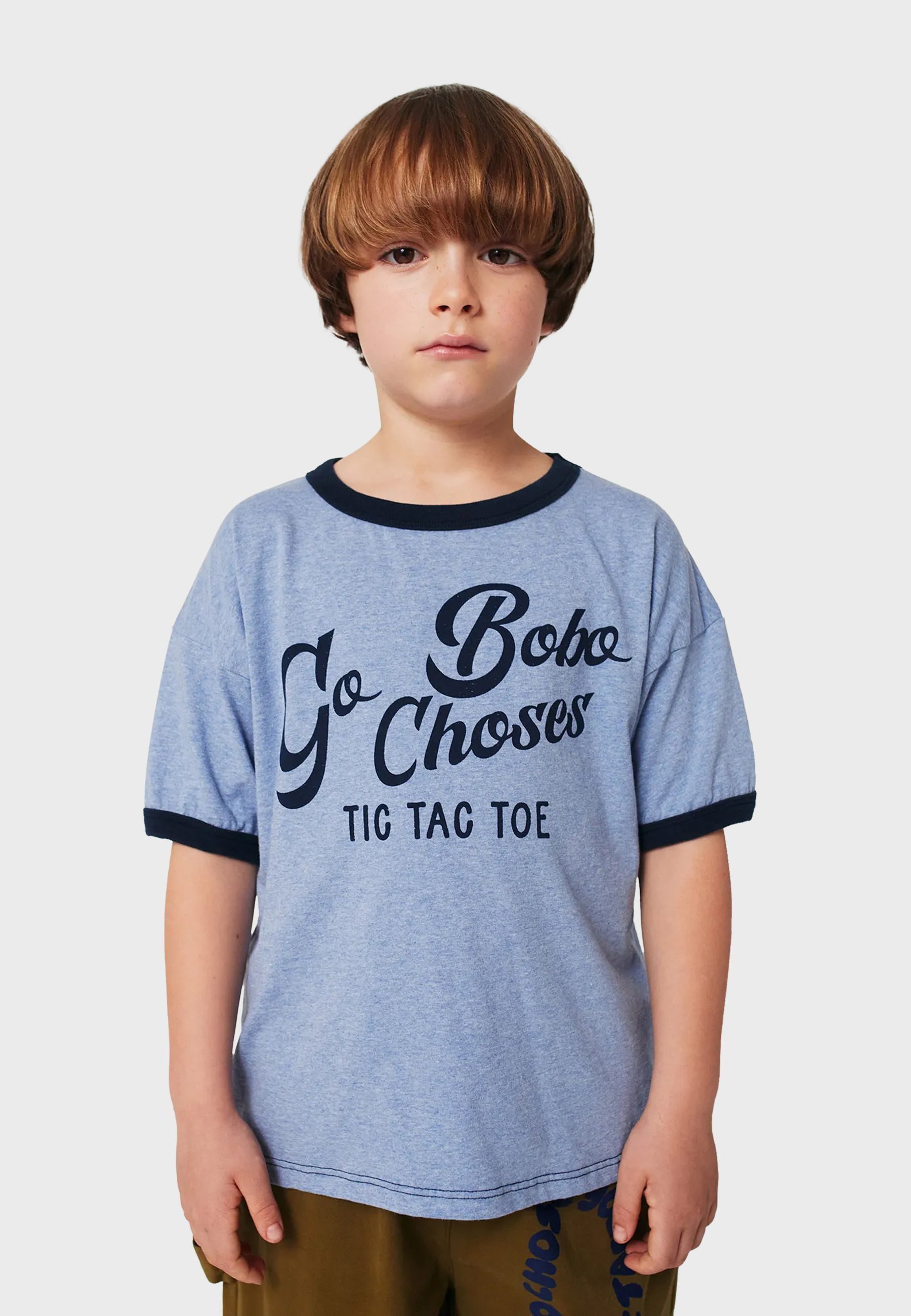 T-shirt Bobo Choses Print - blu screziato