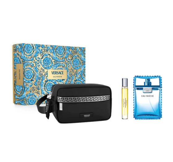 Versace Man Eau Fraîche woda toaletowa spray 100 ml   10 ml   kosmetyczka