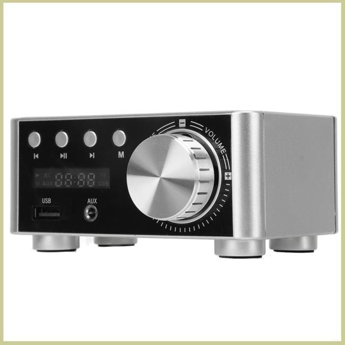 Amplificador Bluetooth, amplificador de componentes de audio, amplificador digital estéreo HiFi, iluminación artificial