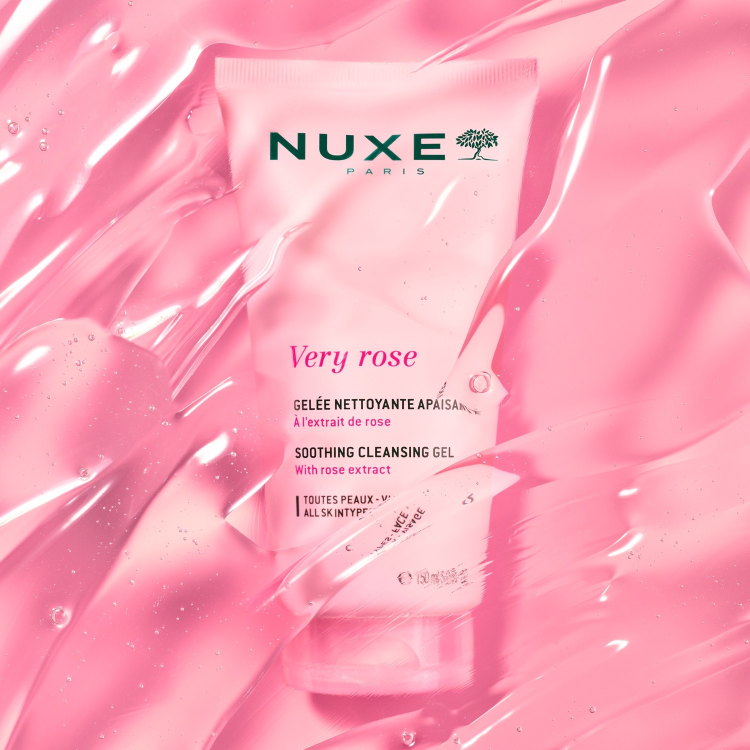 NUXE Skincare Very Rose Beruhigendes Reinigungsgel - 150 ml