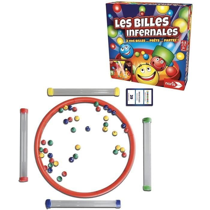 Jeu de Société - NORIS - Les Billes Infernales - 2 à 4 joueurs - 3 Niveaux de Difficultés