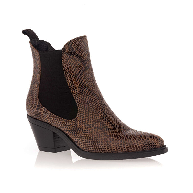 Brązowe buty damskie / botki