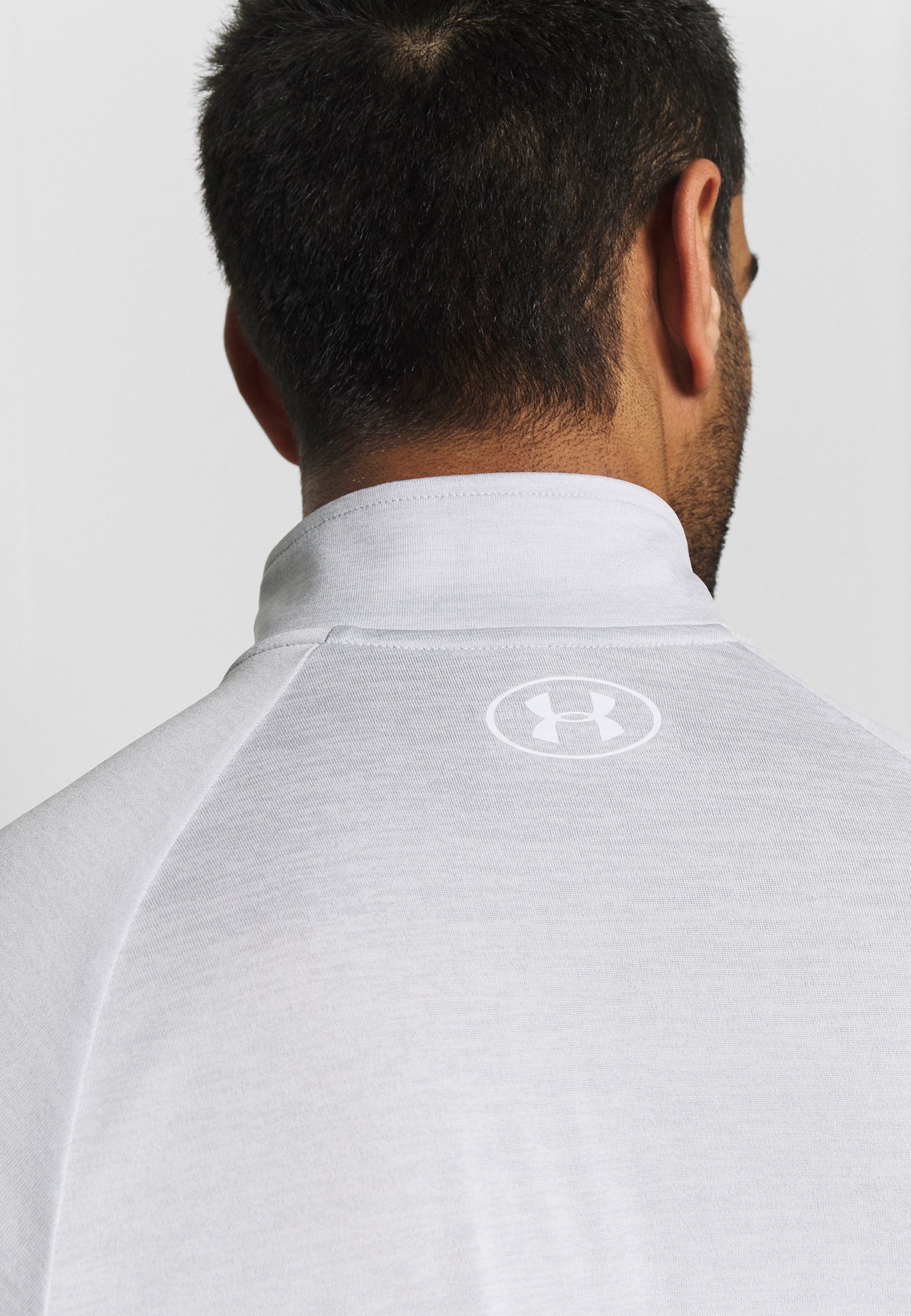 T-shirt à manches longues Under Armour TECH 2.0 - Gris halo/blanc