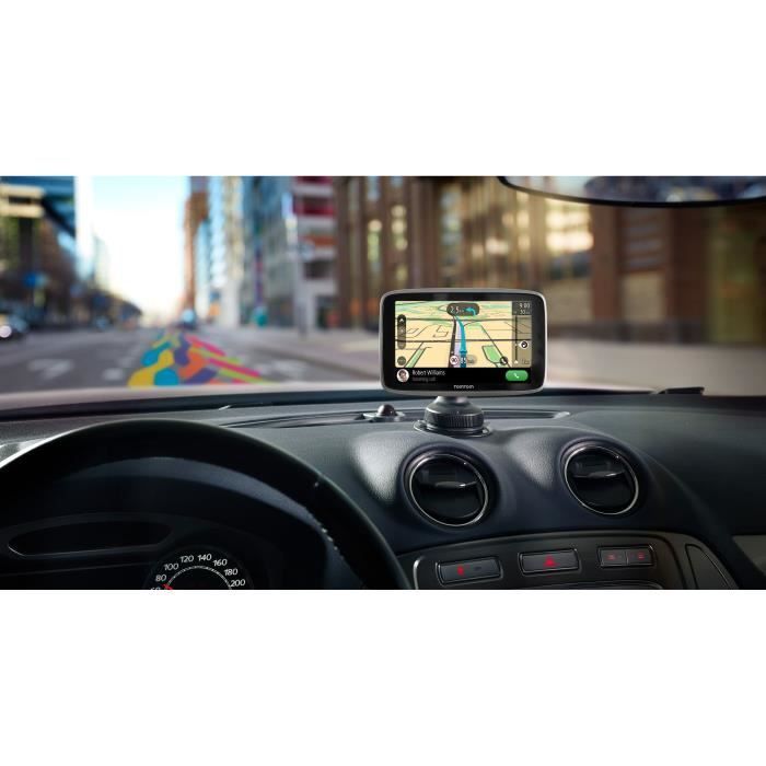 TomTom Rider 50 Motorrad-Navigationsgerät – 24-Stunden-Europakarte – Integriertes WLAN – Nachrichtenanzeige