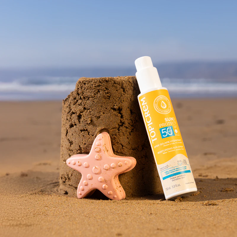 Topicrem Sun Protect Feuchtigkeitsspendendes Sonnenschutzspray mit Lichtschutzfaktor 50+