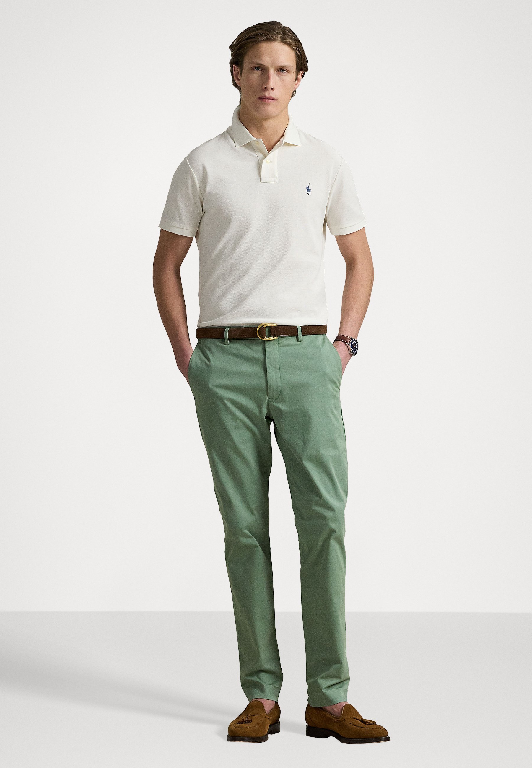 Polo Ralph Lauren MANICA CORTA - Polo - crema chiaro