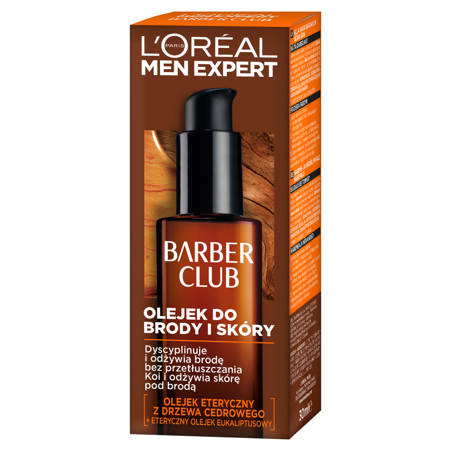 L'Oreal Paris olejek do długiej brody i skóry 30ml Barber Club