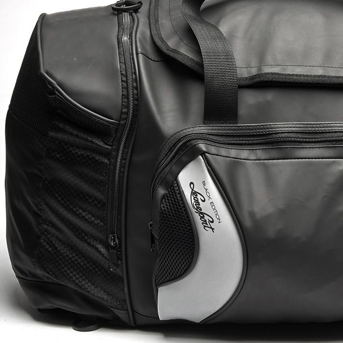 Sac de sport - LEONE 1947 - Black Edition - 70 litres - Imperméable - Convertible en sac à dos