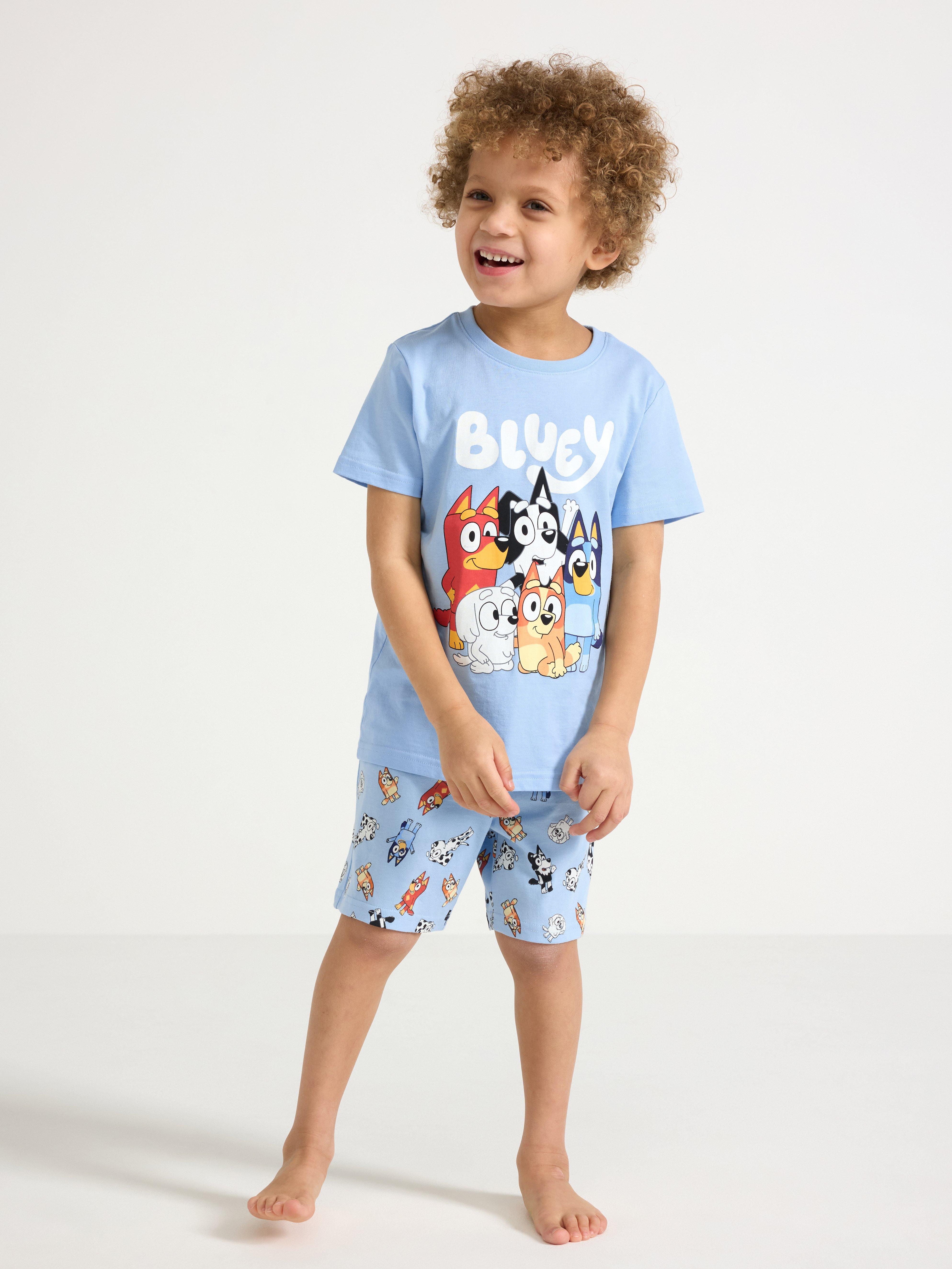 Pijama Bluey Azul Claro