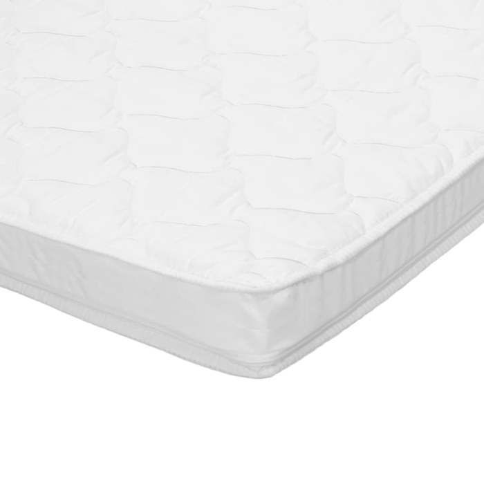 Matratzenauflage aus Kaltschaum – VIDAXL – 80 x 200 cm – 6 cm dick – Weiß – D25 PU-Schaum – Waschbarer Bezug