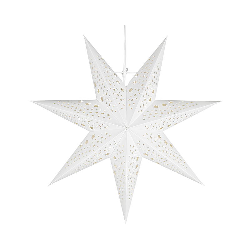 Estrella navideña para el hogar, 45 cm, blanca, Capella