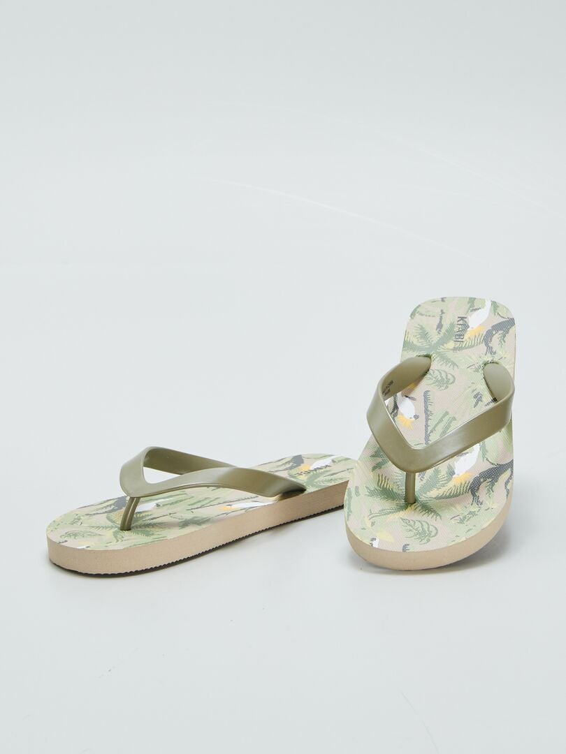 Chinelo de dedo - Cáqui