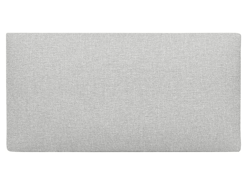 Panel tapicerowany prostokątny 30x15 cm jasnoszary