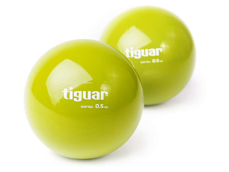 Piłka heavyball 0,5 kg oliwka Tiguar
