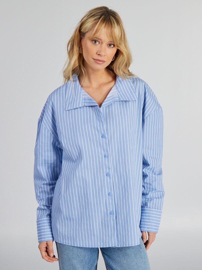 Blouse - BLAUW