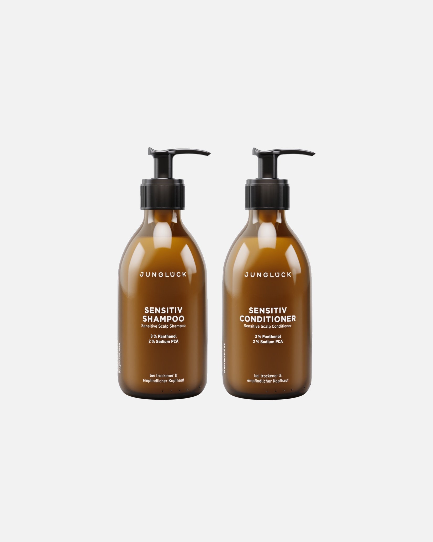 Juniglück set za njegu osjetljive kose, poklon set za kombiniranu kosu – 500 ml