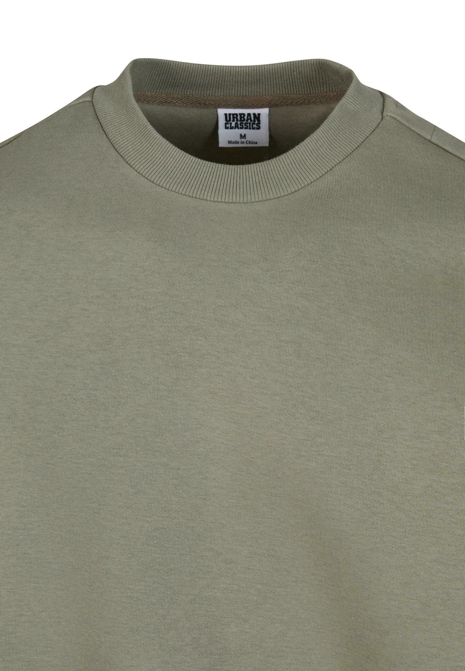 Urban Classics FLUFFY CREWNECK - Sweatshirt - paleolive