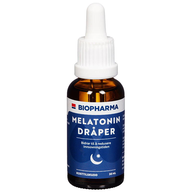 Biopharma Melatonindråper 30 ml Biopharma