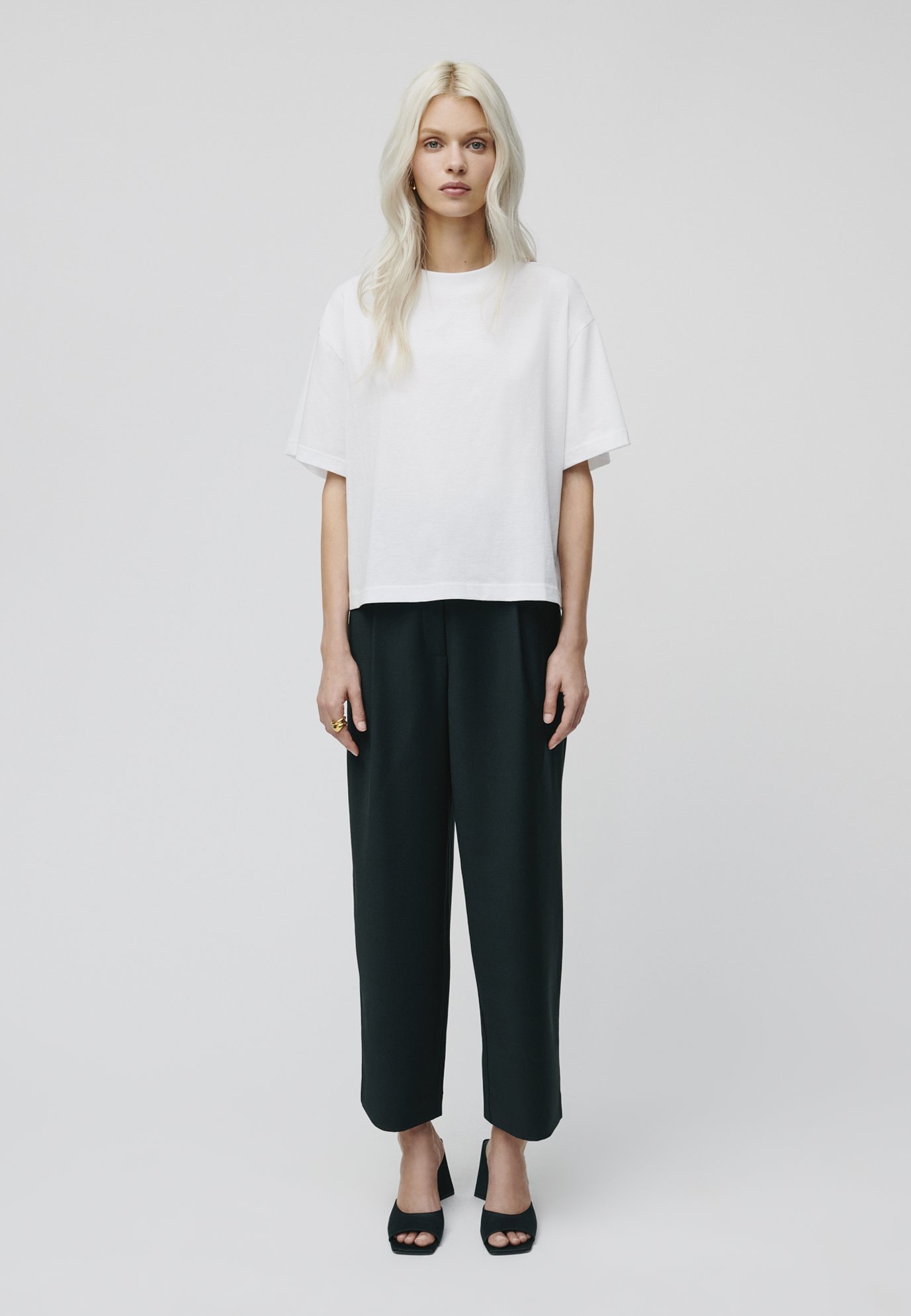 IVY OAK KYLA - T-shirt basic - bianco brillante