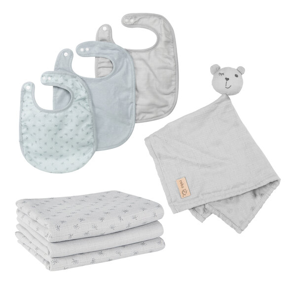Essential Baby Presentset, silvergrå