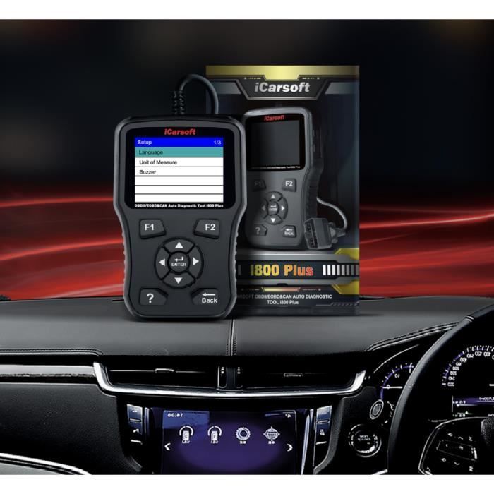 Herramienta de diagnóstico automotriz - ICARSOFT - iCarsoft i800+ - Multimarca - Independiente - Francés