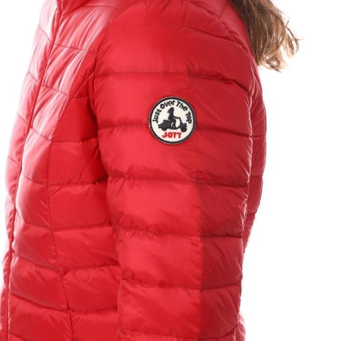 Chaqueta acolchada roja para mujer de Jott Cha